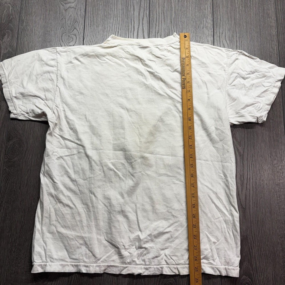 Vintage Fishing T Shirt Medium I Fish I Lie Funny White Cartoon Graphic - Picture 7 of 9